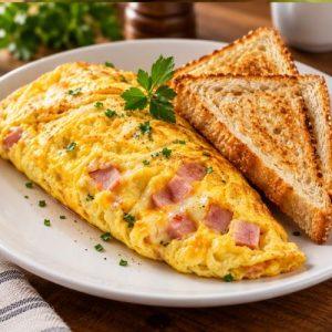 Omelette de Jamón y Queso