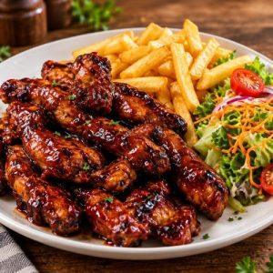 Alitas Bbq Salsas Combo X 12